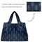 Wrapables Large Foldable Tote Nylon Reusable Grocery Bags, Blue Echo